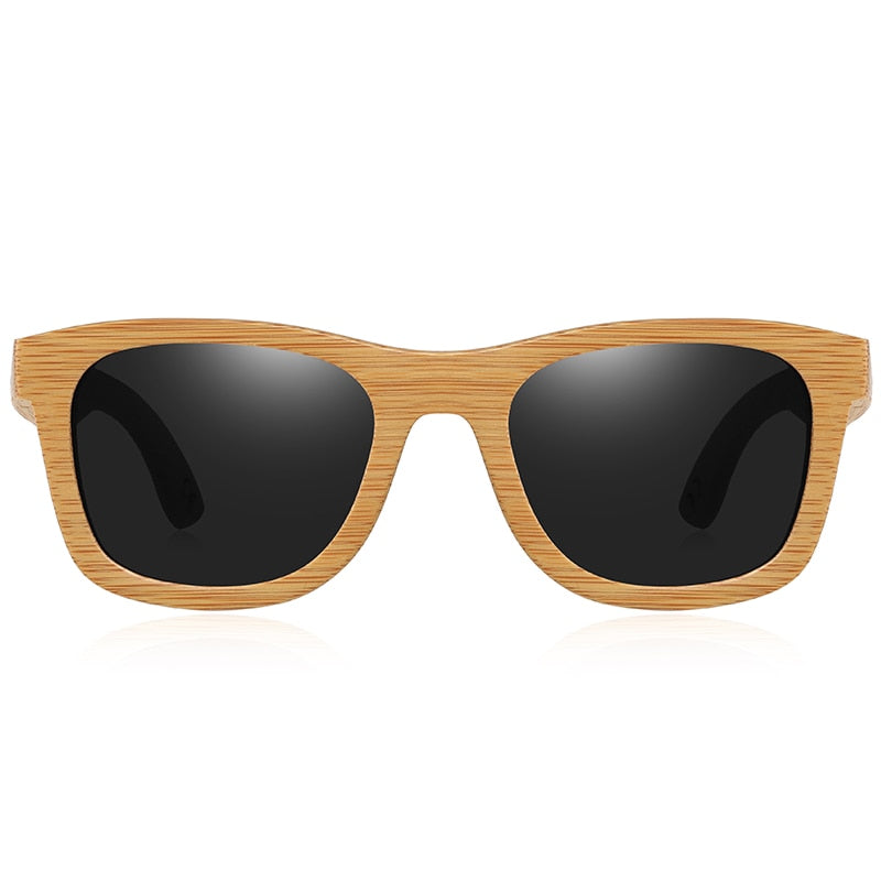 BARCUR Retro Men Sun Glasses Women Polarized Sunglasses Bamboo Handmade Wood Sunglasses Beach Wooden Glasses Oculos de sol - KiwisLove