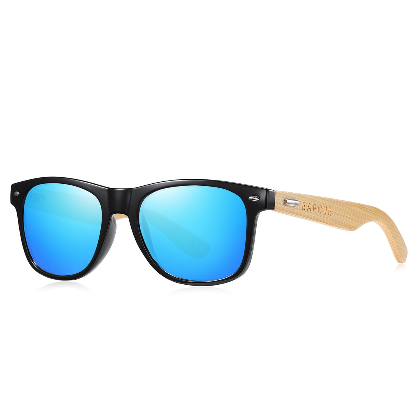 BARCUR Pink Sunglasses Wood Bamboo Sun Glasses Women Fashion Mirror Eyewear Man Brand Designer - KiwisLove