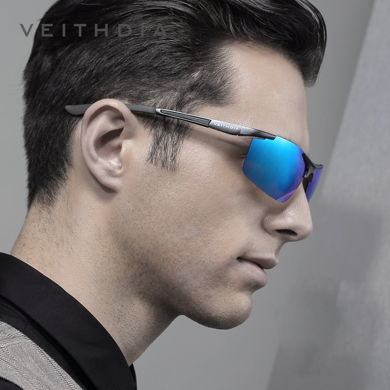 VEITHDIA Aluminum Magnesium Men's Sunglasses Polarized UV400 Coating Mirror Sun Glasses Outdoor Male Eyewear Accessories 6588 - KiwisLove