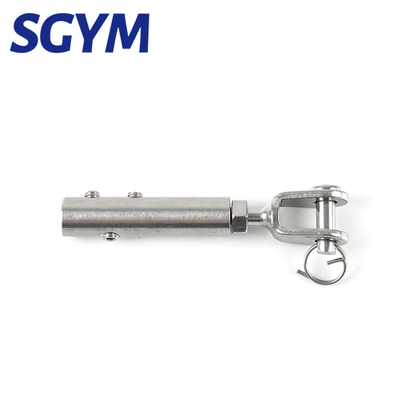 For 6mm Cable Railing kit Wire rope Fork Jaw Tension Terminal Fitting Toggle Anchor  with Hexagon Grub Screw Bolts