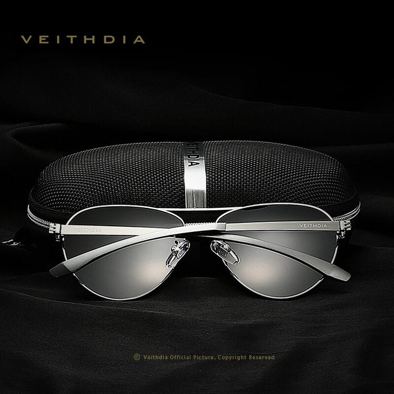 VEITHDIA Fashion Brand Designer Aluminum Magnesium Men's Sun Glasses Polarized Mirror lens Male Eyewear Sunglasses For Men 3801 - KiwisLove