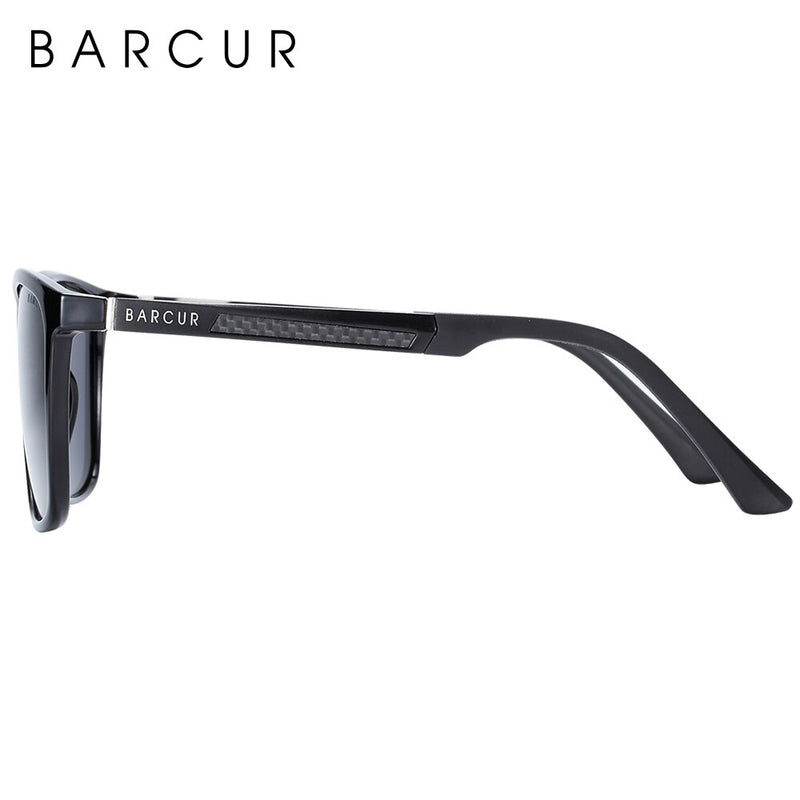 BARCUR Aluminium Magnesium Sun Glasses for Men TR90 Square Sunglasses Women Polarized Oculos De Sol Feminino - KiwisLove