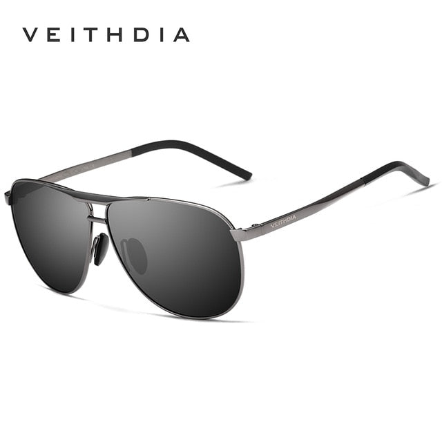 VEITHDIA Sunglasses Men Vintage Alloy Polarized UV400 Classic Brand Sports Sun Glasses Coating Lens Driving Eyewear For Men 3028 - KiwisLove
