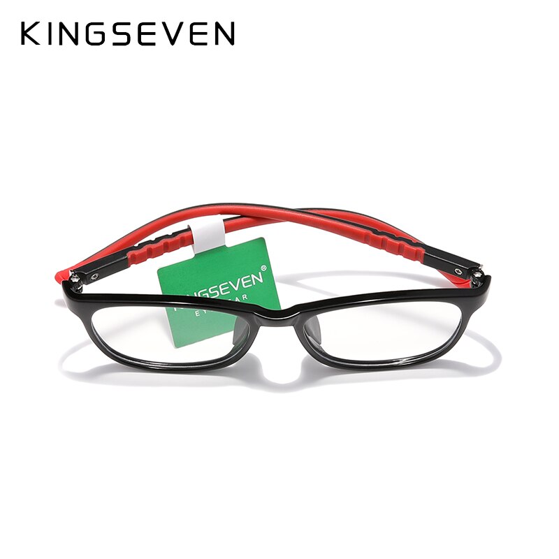 KINGSEVEN Anti Blue Light Glasses Kids Round Children Clear Bluelight Glasses Boys Girl Safety Shades Computer Glasses - KiwisLove