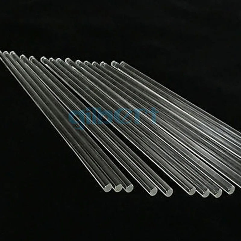 LOT10 Lab Glass Stirring Rods 7mm Diameter 300/350mm Length Borosilicate High Resistant Stirrer for Chemistry Laboratory - KiwisLove