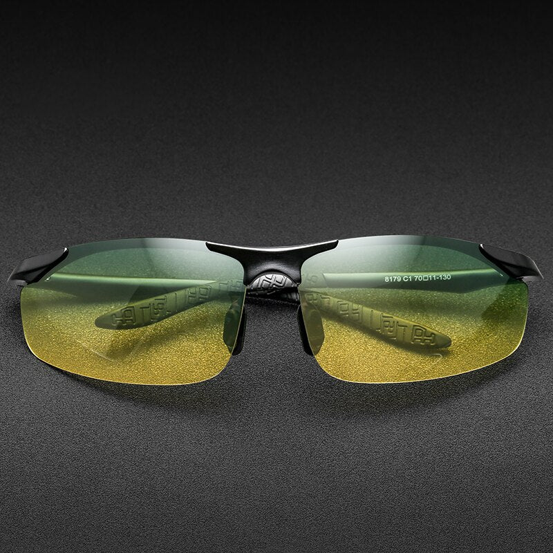 Sunglasses Aluminum Polarized UV400 Lens Day Night Driver Sun Glasses Male Sports Outdoor For Men Eyewear Accessories V8179 - KiwisLove
