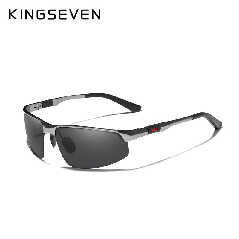 KINGSEVEN 2020 Aluminum Photochromic Sunglasses Men Polarized Vintage Black Driving Sun Glasses For men Oculos De Sol Masculino - KiwisLove