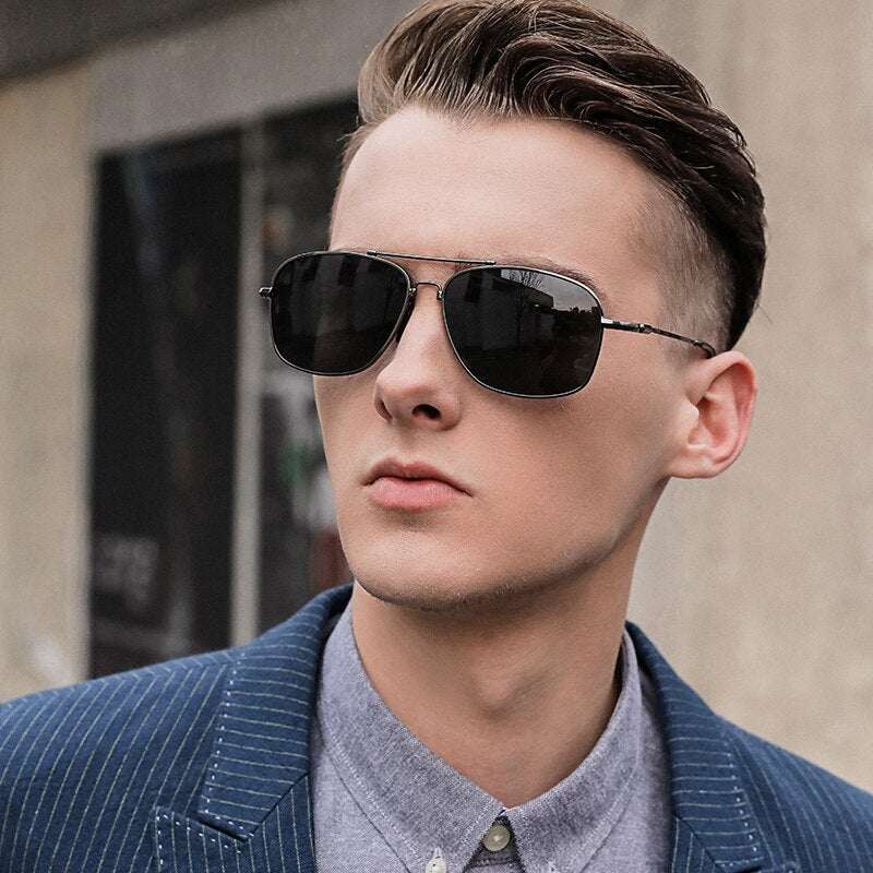 Sunglasses Men Unisex Vintage Metal Drive Polarized UV400 Lens Women Sun Glasses Male Gradient Eyewear Accessories Fashion 1906 - KiwisLove