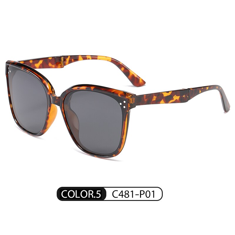 Men Sunglasses Folding Air Cushion TR90 Eyeglasses UV400 Protection Polarized Glasses Fashion Square Vintage Women Eyewear K7501 - KiwisLove