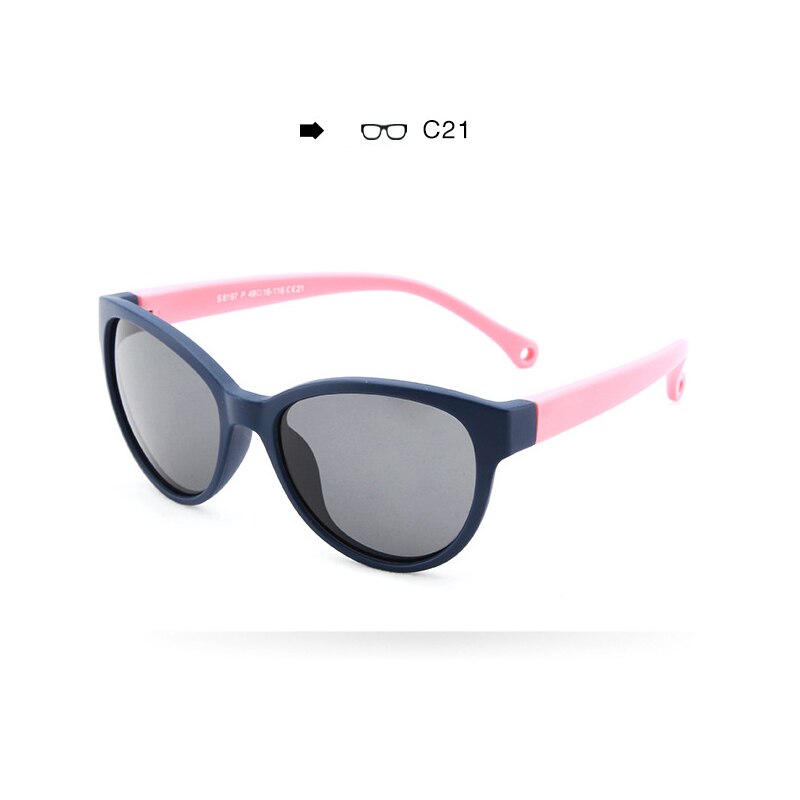 Children Kids Sunglasses Fashion Vintage Boys Girls Baby Sun Glasses UV400 Eyewear Cool Classic Sport Square Polarized Lens 8197 - KiwisLove