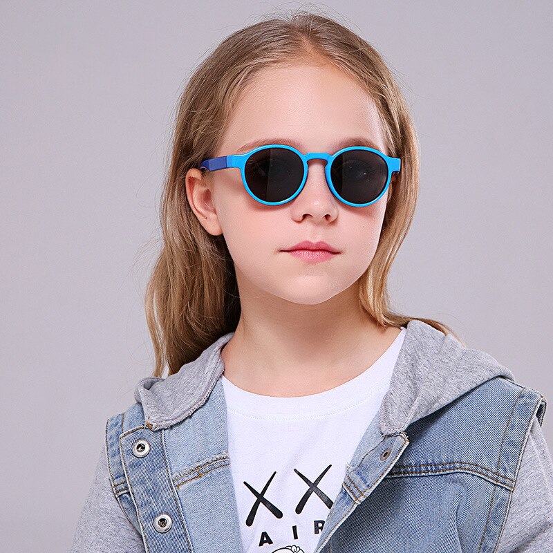 Kids Sunglasses Fashion Vintage Boys Girls Baby Children Sun Glasses UV400 Eyewear Cool Classic Sport Square Polarized Lens 8152 - KiwisLove