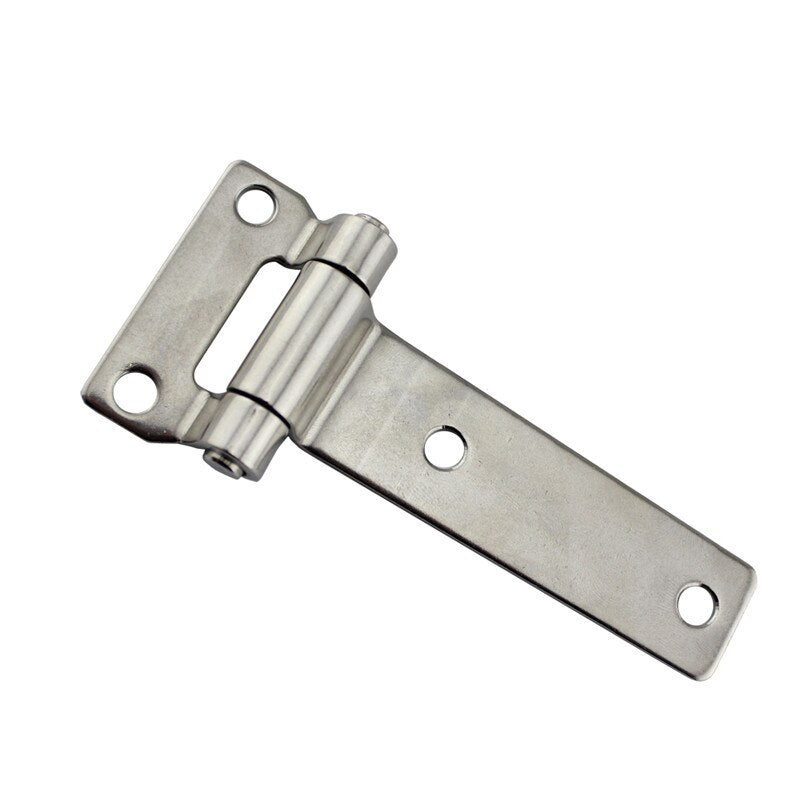 5pcs pack Stainless steel marine T Type Container Hinge Forged Truck Vehicle Hinge with 4 Fixing Screw Holes 135x58x27mm - KiwisLove