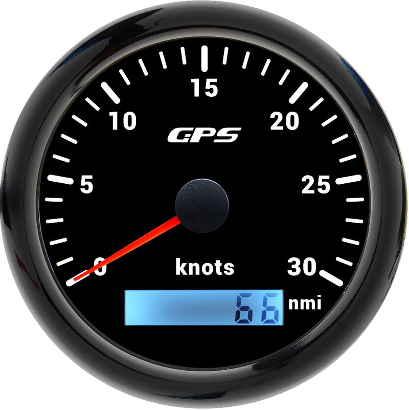 New GPS Speedometer 7 Color Backlight Motorcycle Car Boat Speed Meter 60 km/h 30 knots 120MPH Speedometers With GPS Sensor - KiwisLove