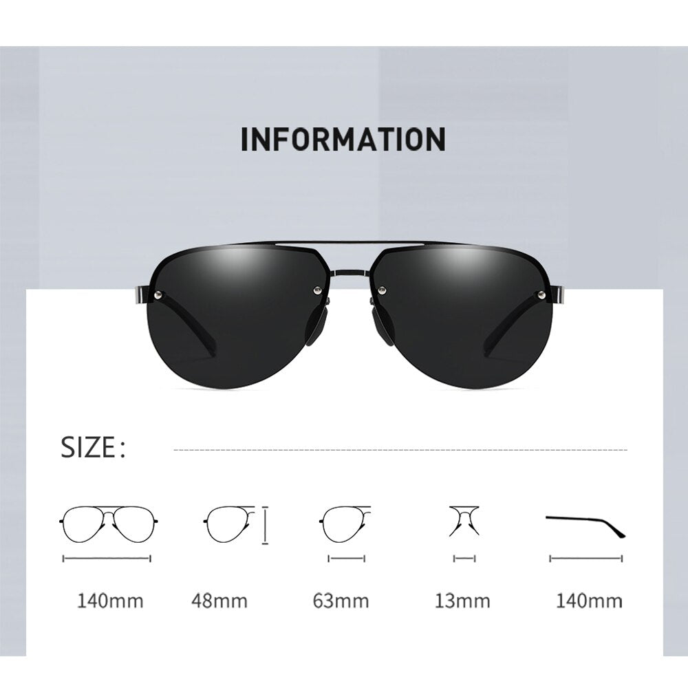 Sunglasses Sports Photochromic Men Day Night Vision Lens For Driving Polarized Outdoor UV400 Sun Glasses For Male K1902 - KiwisLove