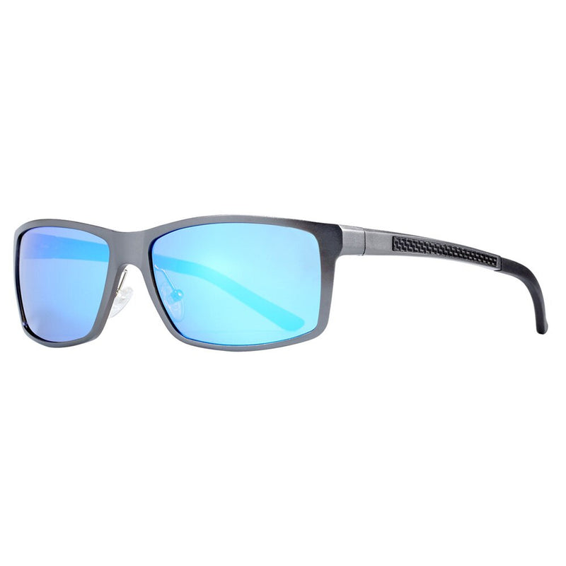 BARCUR Classic Square Polarized Sunglasses Men Aluminium Driving Sun glasses Male Shades Oculos de sol masculino - KiwisLove