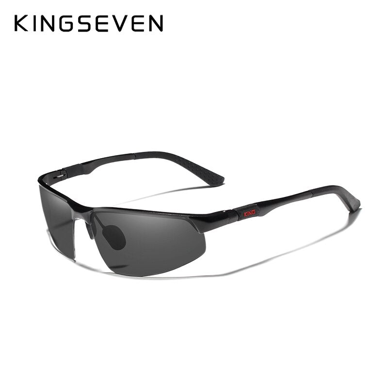 KINGSEVEN 2020 Aluminum Photochromic Sunglasses Men Polarized Vintage Black Driving Sun Glasses For men Oculos De Sol Masculino - KiwisLove