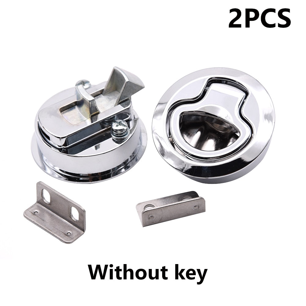High Quality Marine Boat Yatch Ship RV Flush Pull Slam Latch Mount Hatches Lift Cabinet Lock Latch Without Keys - KiwisLove