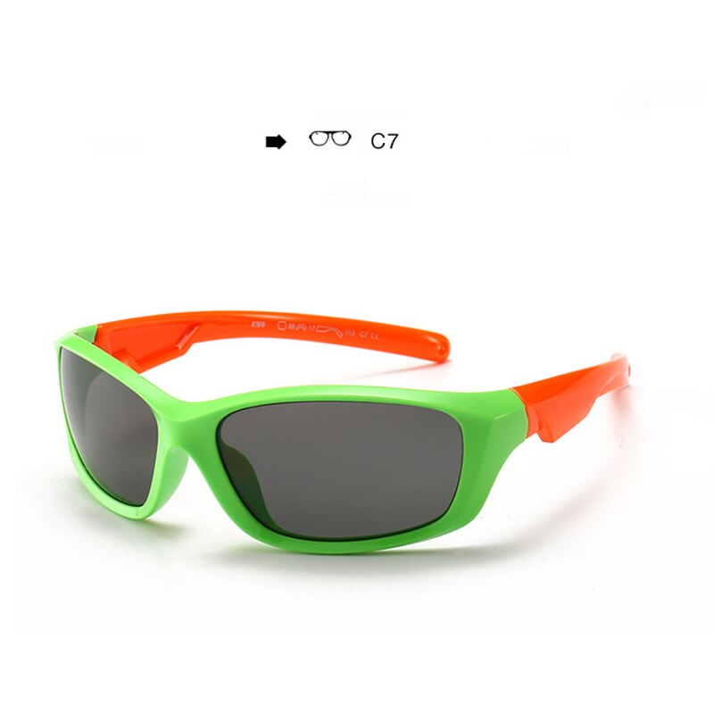 Sunglasses Boys And Girls Polarized UV400 Lens Brand Designer Fashion Children Baby Sun Glasses Sports Outdoor Eyewear  8199 - KiwisLove