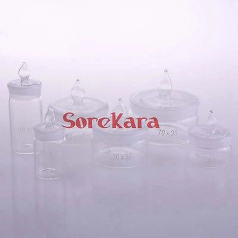 25x40mm Glass Weighing Bottle In Low Form Glass Weighing Specific Gravity Bottle - KiwisLove