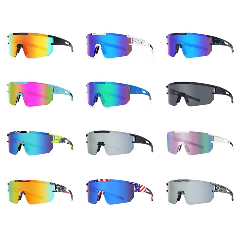 Fashion Bike Cycling Sunglasses Men Unisex New Arrival Eyewear Windproof Equipment Polarized UV400 Protection Outdoor Flexible - KiwisLove