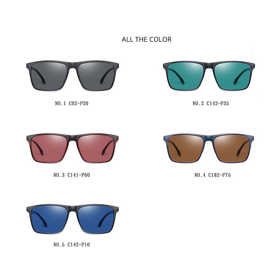 Sunglasses Men's Women Fashion Unisex Cycling Sun Glasses Polarized UV400 Outdoor Driving Vintage Male Eyewear For Female 3321 - KiwisLove