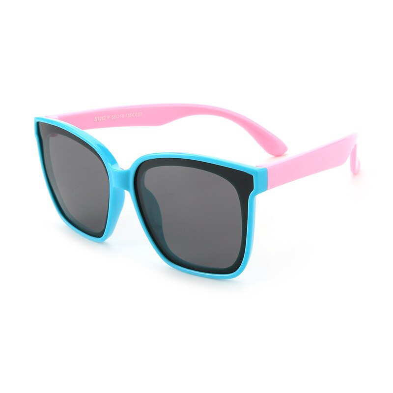 Children Kids Sunglasses Fashion Vintage Boys Girls Baby Sun Glasses UV400 Eyewear Cool Classic Square Polarized Lens S8282 - KiwisLove