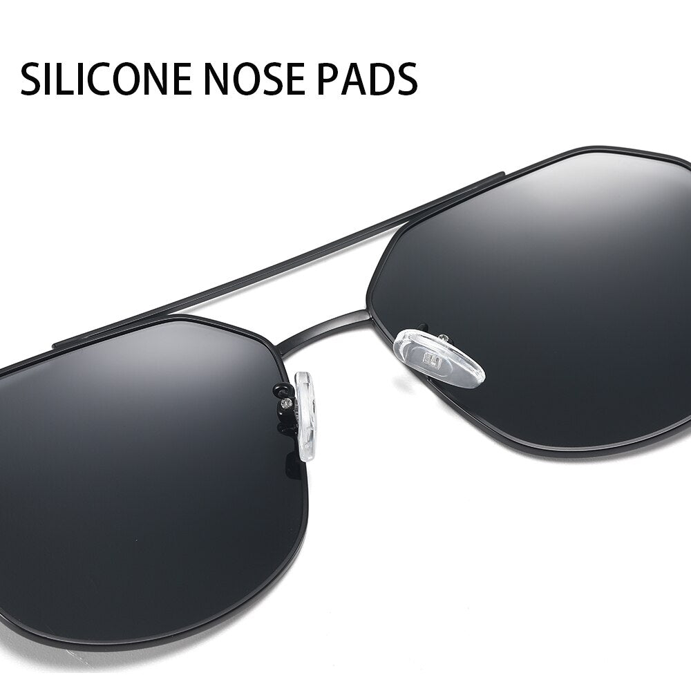 Sunglasses Men Outdoor Polarized Lens UV400 Luxury Crystal Vintage Fashion Driving Sun Glasses Eyewear For Women Female N58095 - KiwisLove