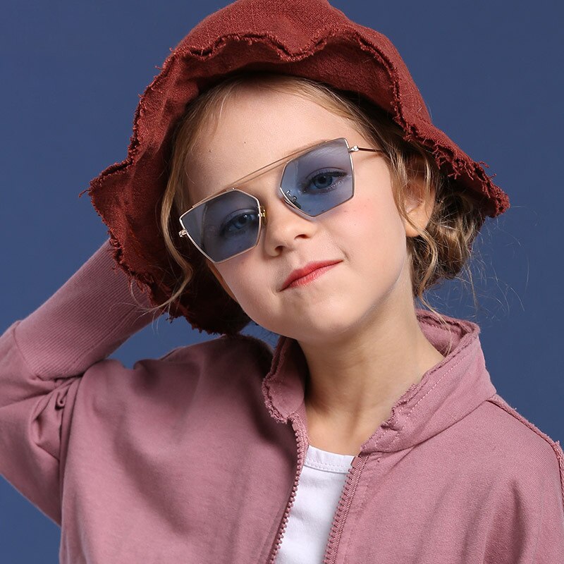 Fashion Children Polarized Sunglasses Alloy Vintage Unisex Riding Kids Boys Girls Sun Glasses Cool Outdoor Eyewear UV400 3034 - KiwisLove