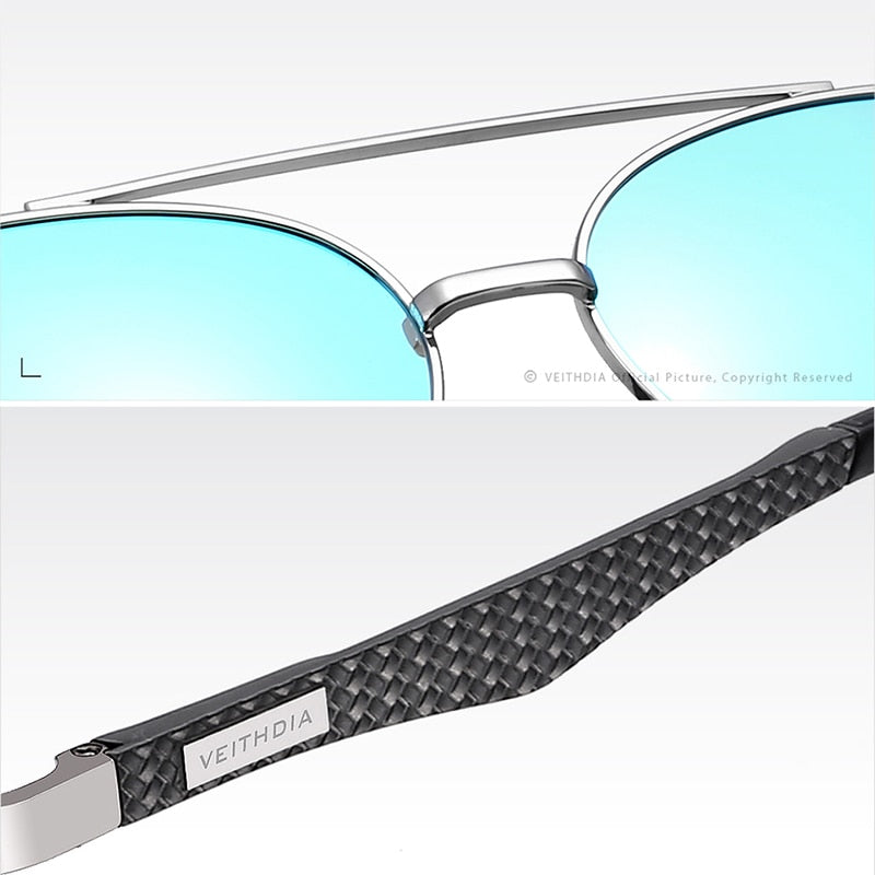 VEITHDIA Sunglasses Fashion Unisex Aluminum Men Sun Glasses Polarized UV400 Mirror Male Sports Eyewear For Women Female 3850 - KiwisLove