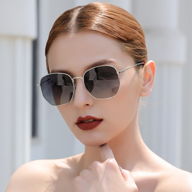 Sunglasses Women Polarized UV400 Lens Fashion Vintage Luxury Crystal Ladies Sun Glasses Gradient Eyewear For Female N9866 - KiwisLove