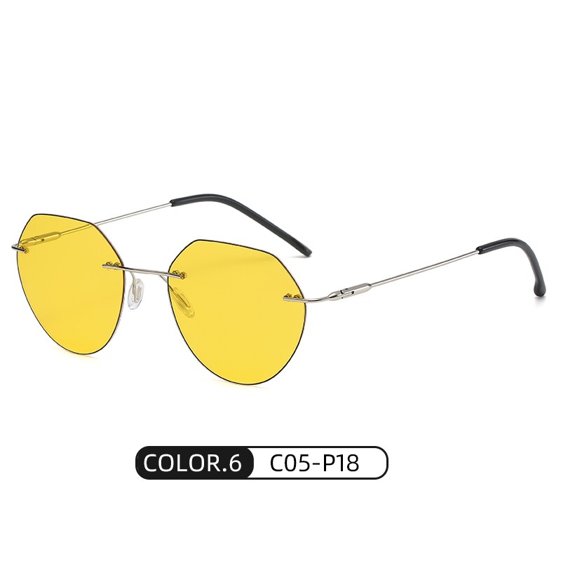 Women Sunglasses Men Classic Fashion Photochromic Polarized UV400 Yellow Lens Driver Night Driving Sports Eyewear For Male 114 - KiwisLove