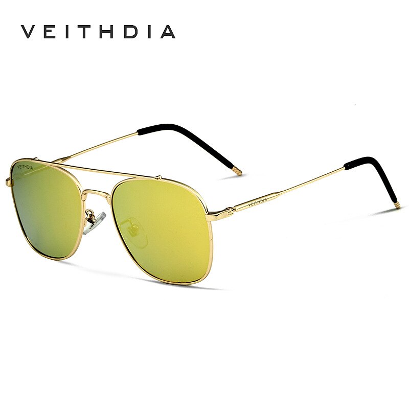 VEITHDIA Women Sunglasses Men Unisex Classic Luxury Brand Alloy Polarized UV400 Fashion Vintage Eyewear Male Sun Glasses V3820 - KiwisLove