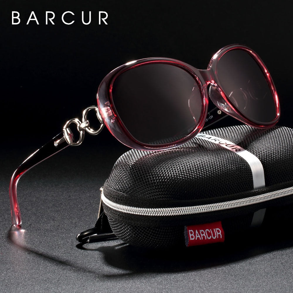 BARCUR New Polarized Sunglasses Women Brand Designer Female Sunglass Vintage Sun Glasses gafas oculos de sol masculino - KiwisLove