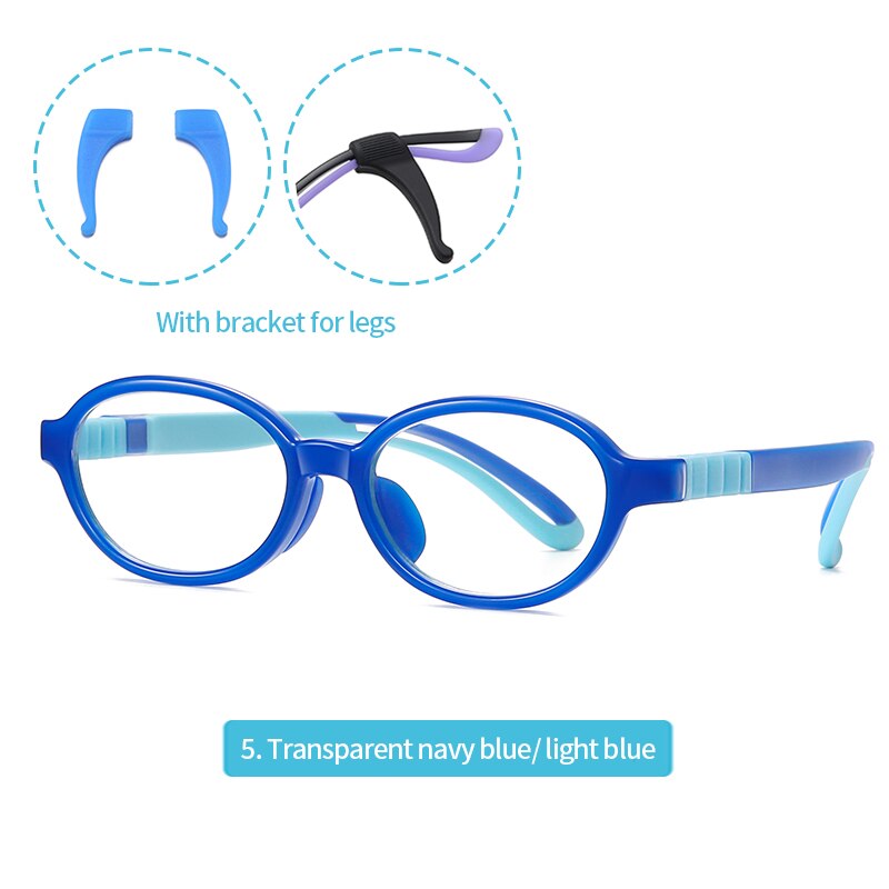 Glasses Children's Anti Computer Blue Laser Fatigue Youth Boy Girls Eyeglasses Goggles TR90 Optical Children Glasses Frames 5116 - KiwisLove
