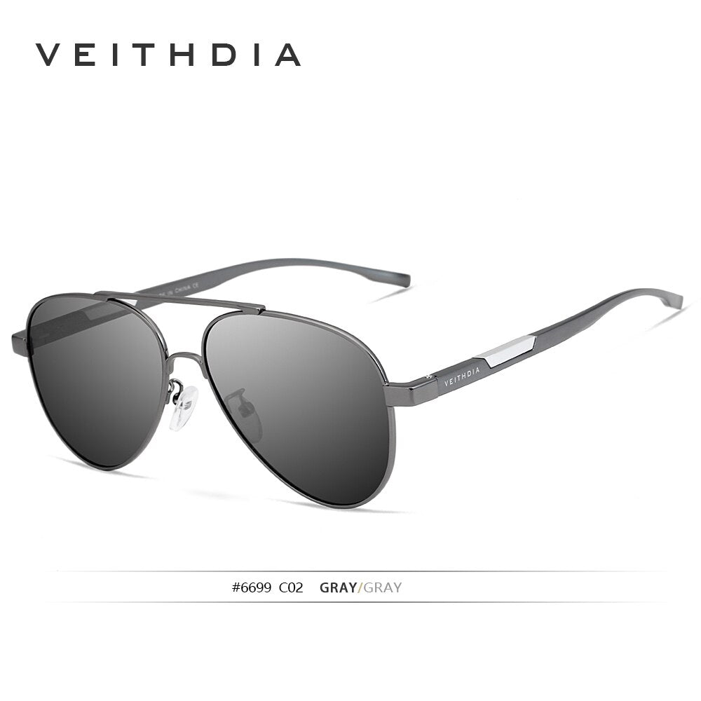 VEITHDIA Men's Sunglasses Aluminum Photochromic Women Polarized UV400 Lens Fashion Driving Outdoor Eyewear Male Sun Glasses 6699 - KiwisLove