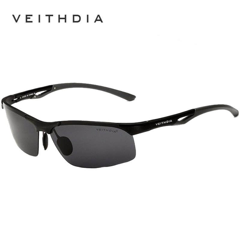 VEITHDIA Sunglasses Aluminum Magnesium Rimless Sports Outdoor Driving Men Polarized UV400 Sun Glasses Eyewear For Male 6591 - KiwisLove