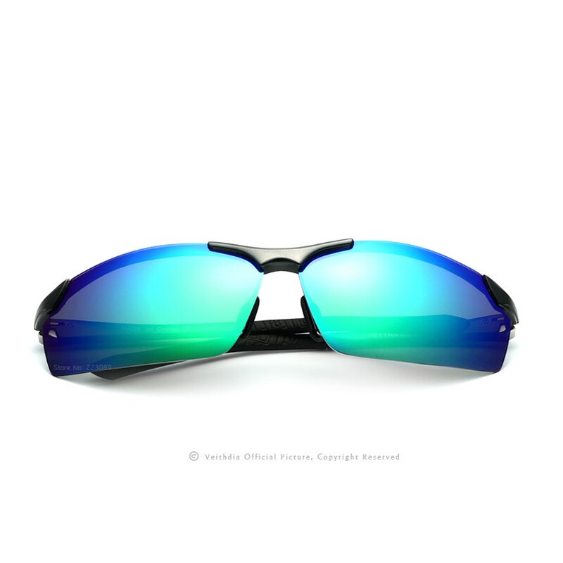 VEITHDIA Men's Sunglasses Aluminum Magnesium Outdoor Cycling Polarized UV400 Coating Mirror Sun Glasses Eyewear For Male  6511 - KiwisLove