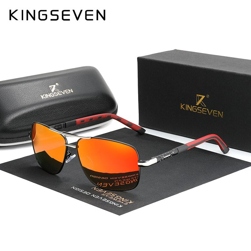 KINGSEVEN 2020 Aluminum Brand Pilot Polarized Sunglasses Men Women Fashion Frame Male Sun Glasses For Driving Oculos de sol - KiwisLove
