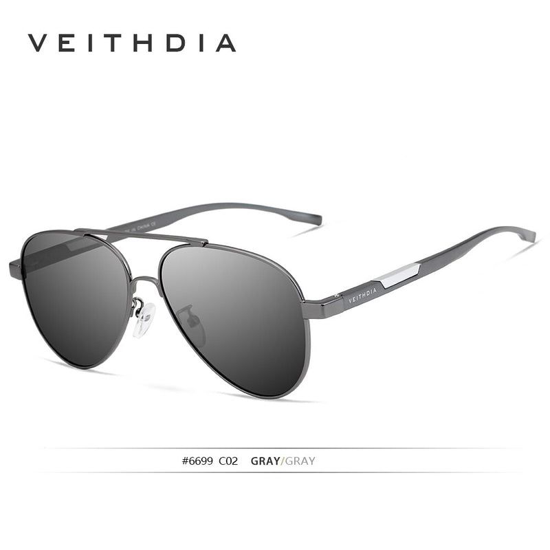 VEITHDIA Men Sunglasses Aluminum Photochromic Polarized UV400 Lens Vintage Eyewear Accessories Male Female Sun Glasses V6699 - KiwisLove