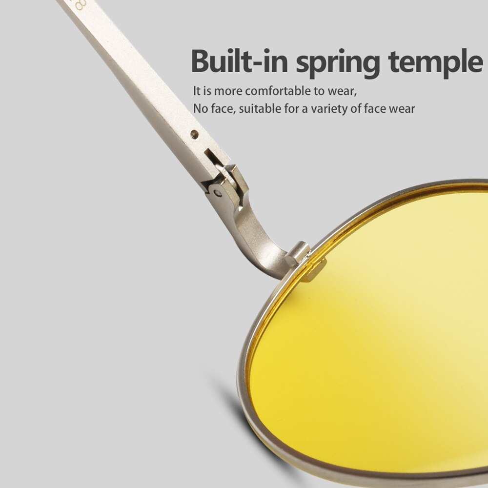 Brand Sunglasses Women Men Yellow Night Vision Lens Anti-glare Driver Glasses Pilot Polarized UV400 Eyewear For Male/Female 0922 - KiwisLove