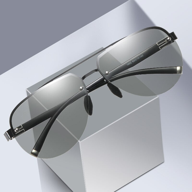 Sunglasses Sports Photochromic Men Day Night Vision Lens For Driving Polarized Outdoor UV400 Sun Glasses For Male K1902 - KiwisLove