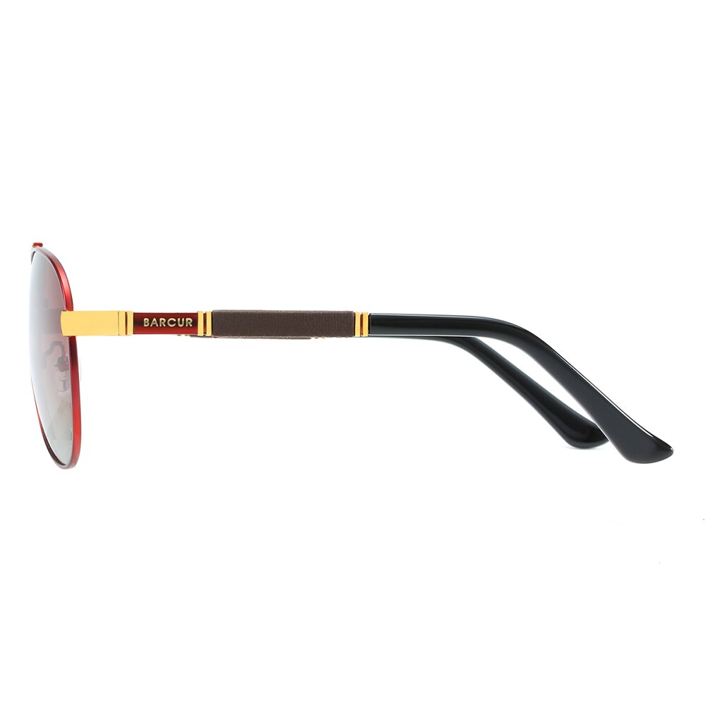 BARCUR Pilot Sunglasses Male Polarized Sun Glasses Men Sports Eyewear Lunette De Soleil Homme - KiwisLove