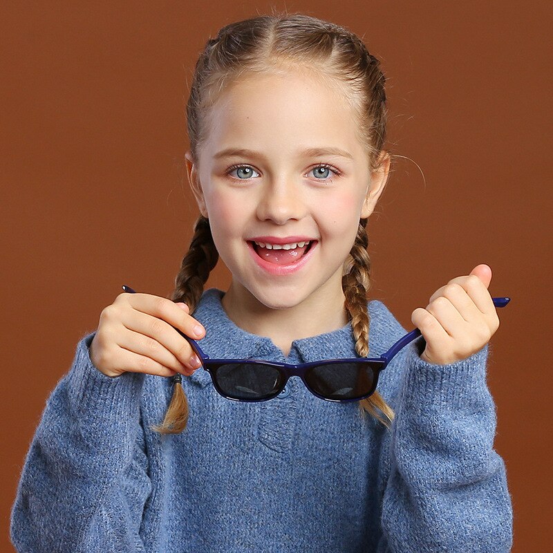 Kids Sunglasses Polarized Lenses Classic Brand Designer Sun Glasses Fashion Boy Girl Cute UV400 Protection Vintage Eyewear 8274 - KiwisLove