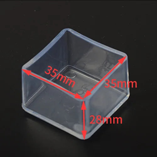 Furniture Leg caps Chair leg caps Transparent Table Chair Foot Cover Silicone Wear-resistant Cap Noise Reduction Protect Floor