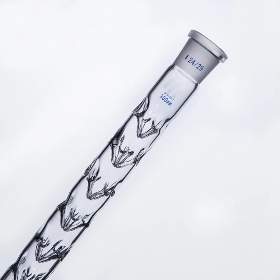 200mm/300mm Joint 14/23 19/26 24/29 Borosilicate Glass Vigreux Distilling Column For Chemistry Lab - KiwisLove