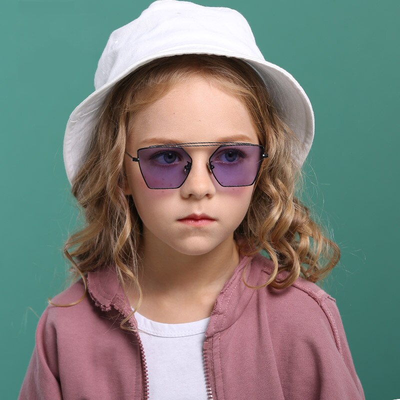 Fashion Children Polarized Sunglasses Alloy Vintage Unisex Riding Kids Boys Girls Sun Glasses Cool Outdoor Eyewear UV400 3034 - KiwisLove