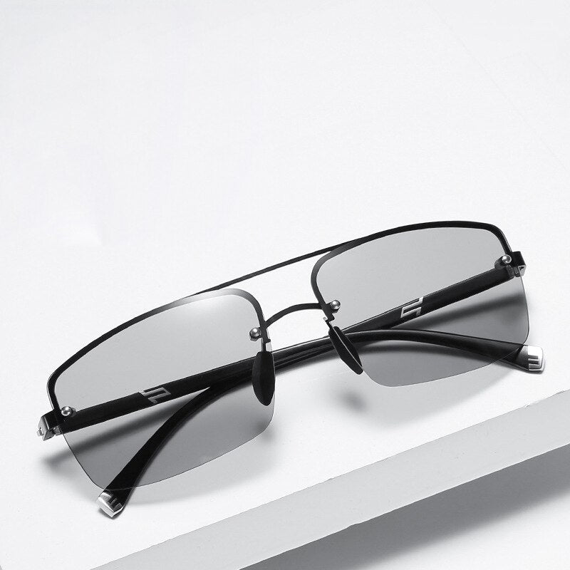 Sunglasses Men Photochromic Polarized Gradient Lens Anti-glare Driver Glasses For Male Day Night Vision Glasses Sunglasses 1912 - KiwisLove
