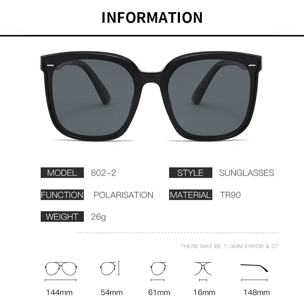 Fashion Sunglasses Men Women Cycling Sun Glasses TR90 Polarized UV400 Lens Outdoor Driving Vintage Eyewear For Male/Female 802 - KiwisLove