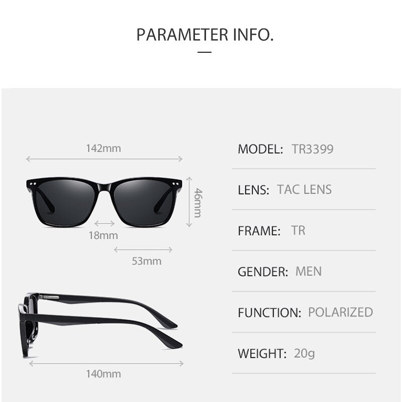 Sunglasses Men Women Fashion Cycling Sun Glasses Polarized UV400 Lens Outdoor Driving Vintage Eyewear Accessories For Male 3399 - KiwisLove