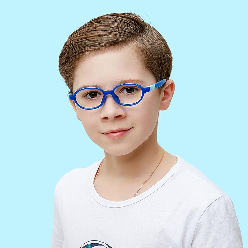 Glasses Children's Anti Computer Blue Laser Fatigue Youth Boy Girls Eyeglasses Goggles TR90 Optical Children Glasses Frames 5116 - KiwisLove